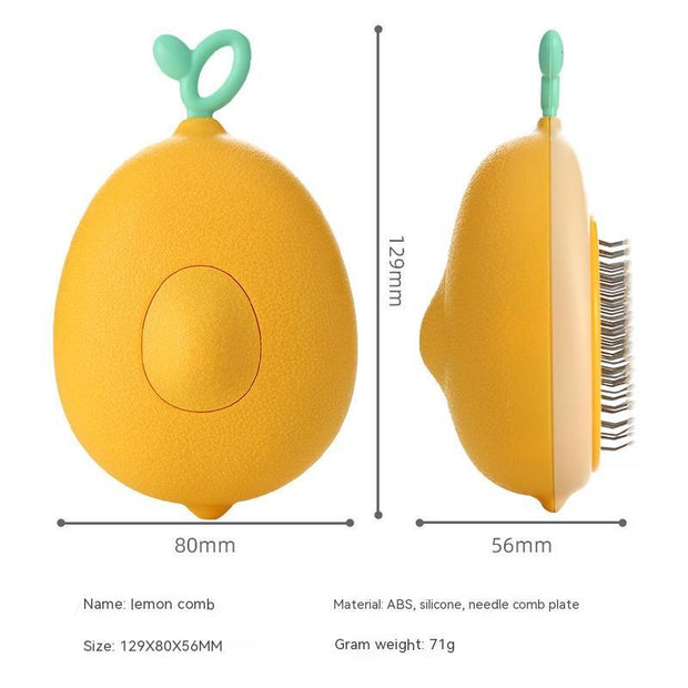 Avocado Shaped Pet Grooming Brush