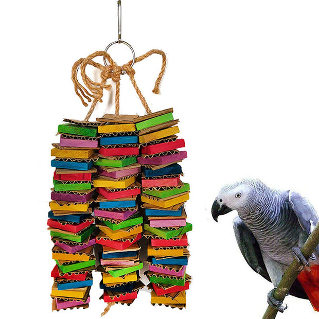 Parrot Gnawing Toy Blocks