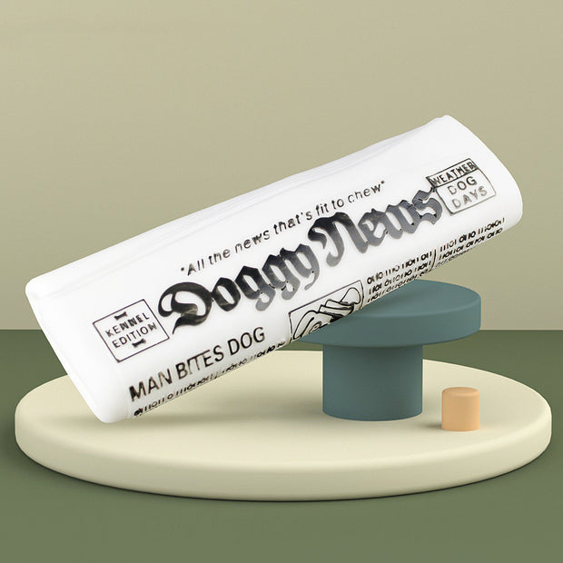 Squeaky Newspaper Toy