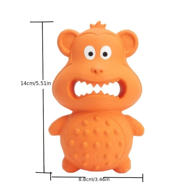 Rubber Mouthing Monkey Toy