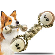 Tennis Ball Rope Pet Toy