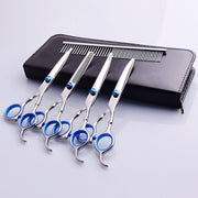 Pet grooming scissors set