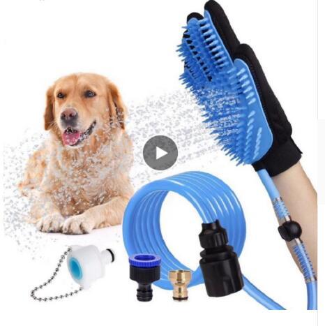 Pet Grooming Shower Head Bath Glove