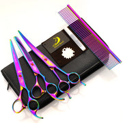 Pet grooming scissors set