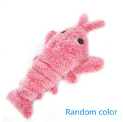 USB Jumping Shrimp Plush Play Toy