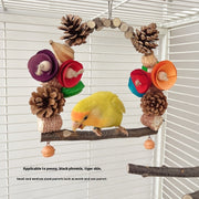 Pine Cone Bird Swing