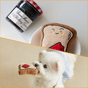 Toast, Eggs & Avocado Canvas Chew Toys