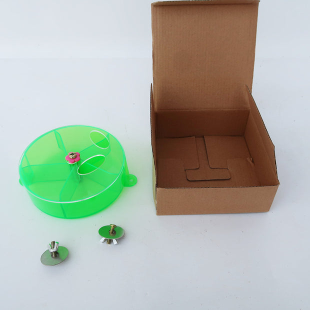 Parrot Supplies Toy Bird Acrylic Foraging Wind Wheel