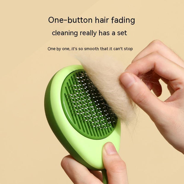 Avocado Shaped Pet Grooming Brush