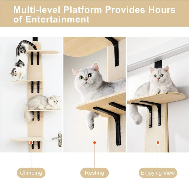 Mewoofun 4-Level Cat Climb Tree