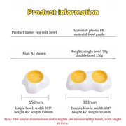 Spill-proof Egg Yolk Bowl