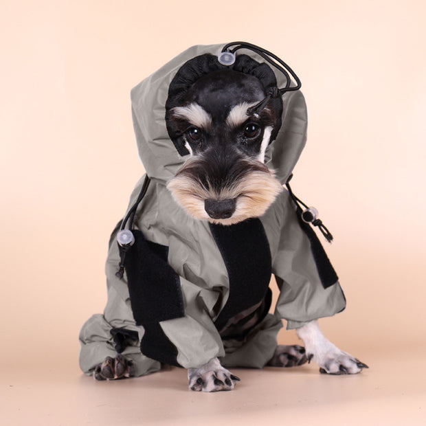 Large Dog Reflective Raincoat