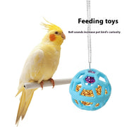 Plastic Gnawing Molar Chewing Relieving Stuffy Parrot Hanging Bell Ball