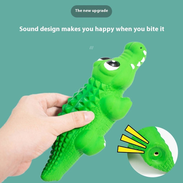 Green Gator Sounding Toy