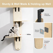 Mewoofun 4-Level Cat Climb Tree