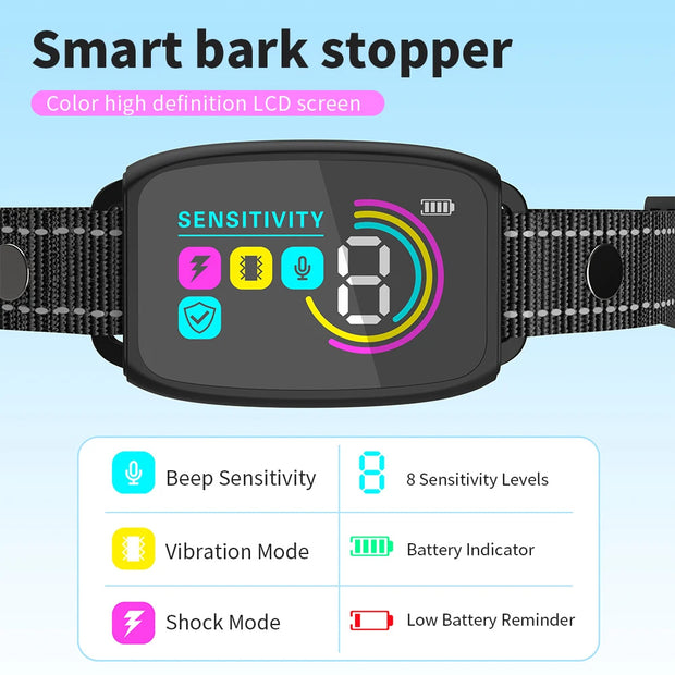 Smart Automatic Anti Barking Dog Collar